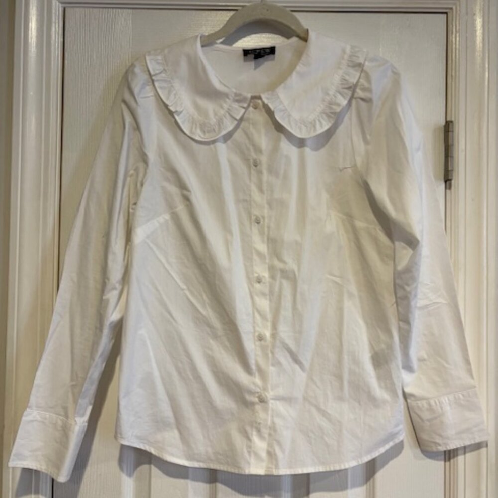 J. Crew Peter Pan Collar Button Down